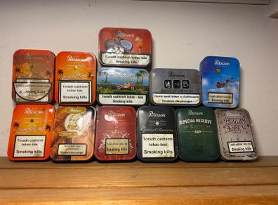 Peterson tobacco tins collection rare