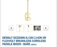 Dewalt mixing Drill