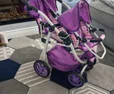 dolls double buggy