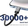 iPhone Charger Cable, 2Pack 1M+2M for Lightning to USB Cable MFi Certified, Fast Charging Braided Lead for Apple iPhone 14/13/12/11/Pro Max/XS/XR/8/7/6/Plus/5 SE, for iPad (Black) Brand: BSTOEM Image 2