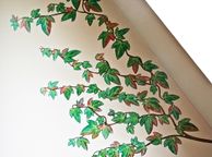 main image for ad Irish Ivy Art Decal/Sticker/Art Transfer In Autumn Colours. Extensions can be bought seperately.