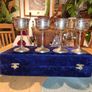 Set of 4 large silver-plated goblets Image 3