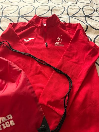 Waterford gymnastics zip up & drawstring bag