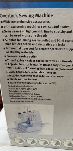 overlocker brand new boxed and unused