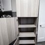 Tall Storage Cabinet / Pantry Unit - Oak Finish Image 2