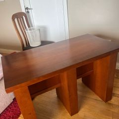 Beautiful hard wood side table can be used as a desk or dressing table or in a hall way