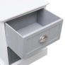 Nightstands 2 pcs Grey 38x28x45 cm Paulownia Wood Image 6