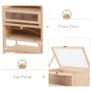 Hamster Cage Wooden Mouse Rodent Small Pet Animals Image 4