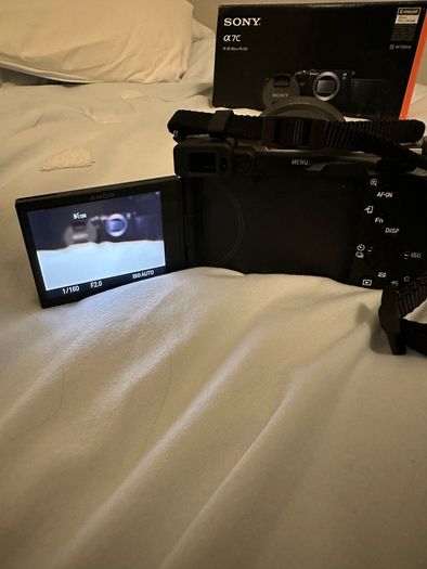Sony a7c with 50mm lens