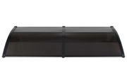 Door Canopy Black 240x100 cm PC