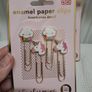 Cute Enamel Unicorn Paper Clips Image 3