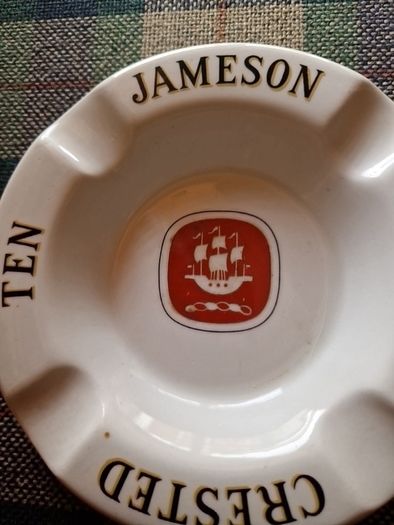 Crested Jameson Ten ashtray