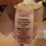 Next Baby Girl Purple / Wine Dress with Shirred Collar Image 2