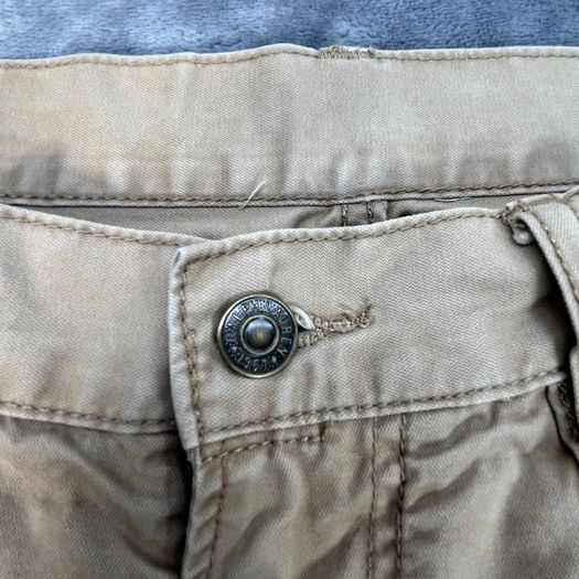 Polo Ralph Lauren Mens Trousers Chinos W36 L34 Beige Cotton Casual Zip