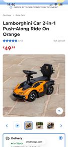 Lamborghini kids 4in1 ride on