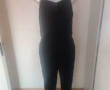M&S casual Black strappy jumpsuit size UK18 EU46 Postage included