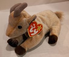 Vintage TY Beanie Babies - Goatee the goat