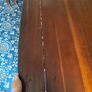 Solid wood extendable dining table and 6 chairs Image 7