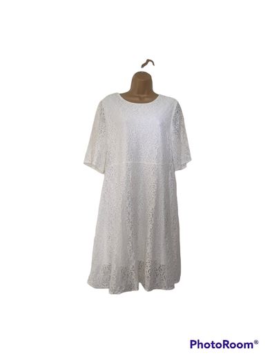 white/ Cream lace dress size 16 Postage included
