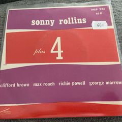 Sonny Rollins Plus 4 7" ep vinyl record jazz