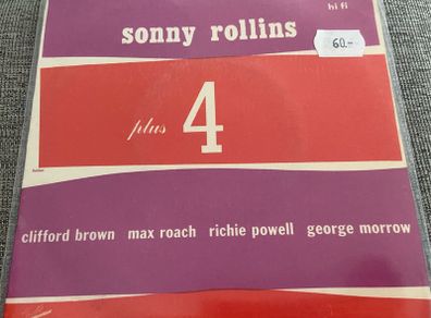 Sonny Rollins Plus 4 7" ep vinyl record jazz