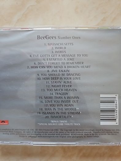 Bee Gees CD - Number Ones