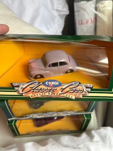 Collection of 4 Corgi Classic Cars die-cast models