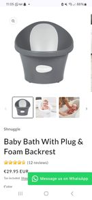 Grey Shnuggle Bath