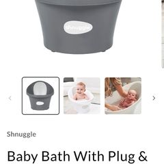 Grey Shnuggle Bath
