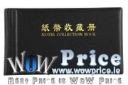 Leather Album Paper Money Bill Notes Collection