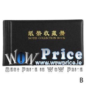 Leather Album Paper Money Bill Notes Collection