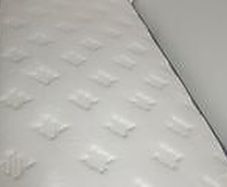 Standard 3ft Single Bed Frame + Clean Comfortable Mattress Set (White Wood)