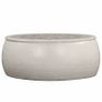 Coffee Table Hammered Aluminium 70x30 cm White Image 4