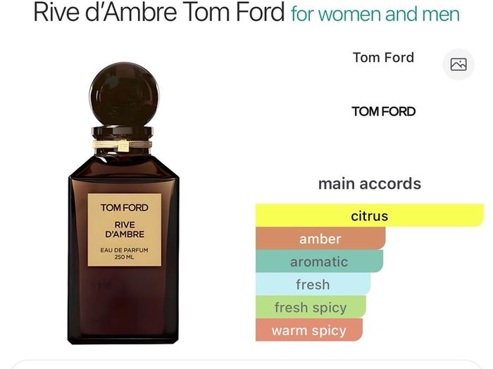 Tom Ford Rive D'Ambre