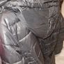Genuine Michael Kors Black puffer coat faux fur collar size M Image 5