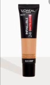 Loreal Paris Foundation 24HR Matte Cover in shade 320 Caramel Toffee - New