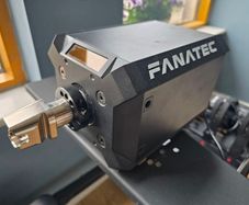Fanatec sim racing rig.