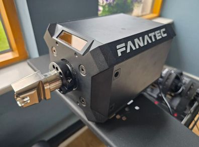 Fanatec sim racing rig.