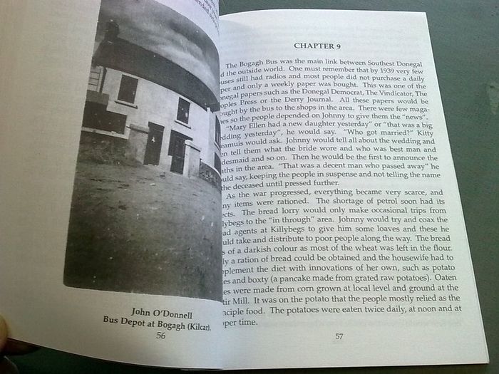 "In-through" People Rambles in the Bogagh Bus Ireland Irish Donegal History