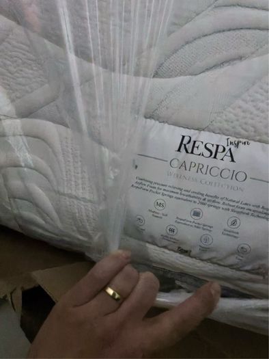 Bed and mattress