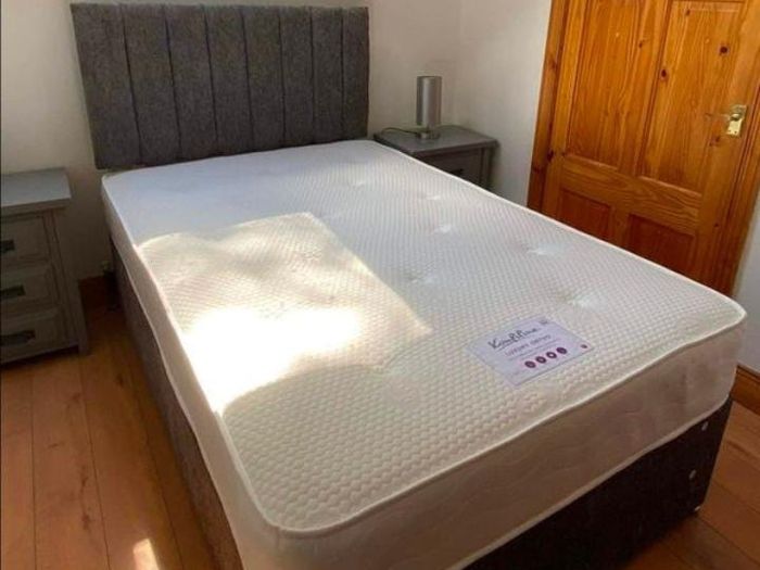 New Stylish single ,Double 4ft, 4ft6, King 5ft And 6ft Superking Sizes Divan Beds Instock. Drawers And Optional Tufted Mattresses Available. Free Delivery