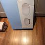 Sandon Brushed Stainless  Steel Oval Bathroom  Cabinet  & Double Sided Mirror. Never Opened. Image 2