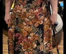 70s vintage handmade evening gown