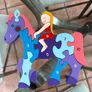 Horse number puzzle by Alphabet Jigsaw. Image 2