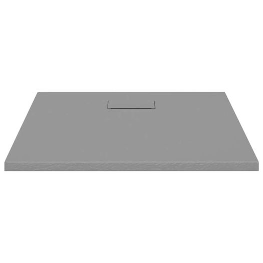 Shower Base Tray SMC Grey 80x80 cm