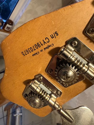 Squier Precision Jazz (PJ) Bass Upgraded EMG Pickups