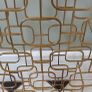 Abstract Design Metal Wine Bottle Holder Image 4