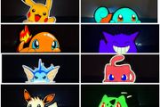 Pokemon Light Boxes LED Lamp for Mancave or Gaming Setup
