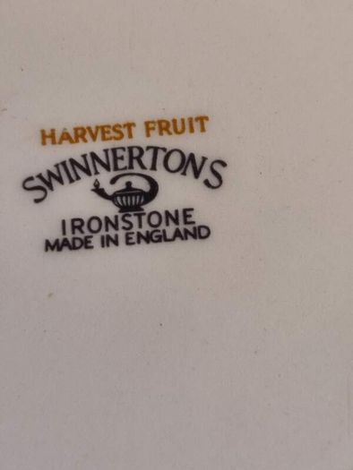 Swinnertons Harvest Fruit Ironstone Hanging Side Plates - Diameter 6 inches