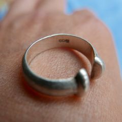 Vintage Sterling Silver Ring 5.g